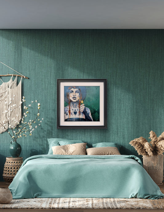 'Faith', unframed fine art print on paper, size large (70 x 70cm)