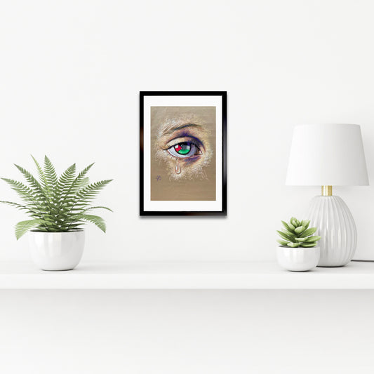 'An Eye 4 Palestine' A4 print in aid of UNICEF