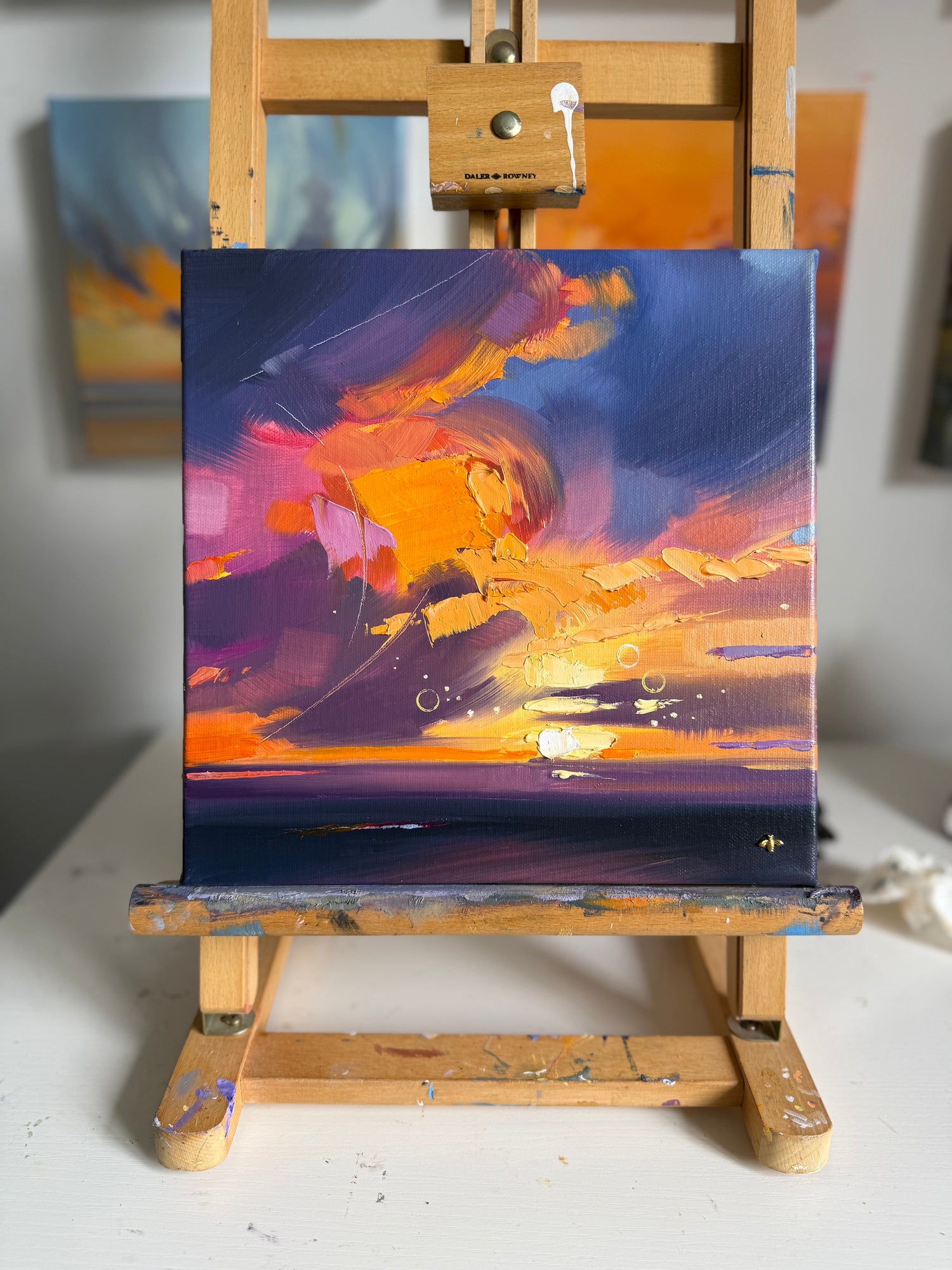 Mini Sunset Oil Paintings Collection