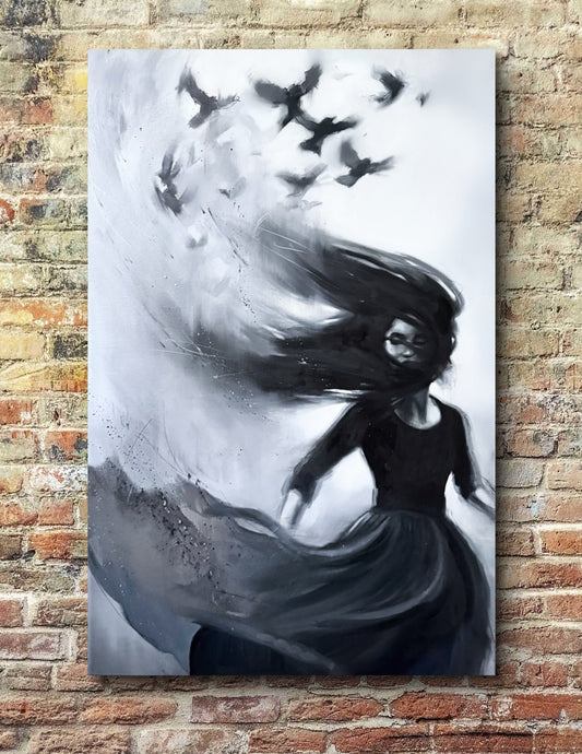 'Ava' unframed canvas print