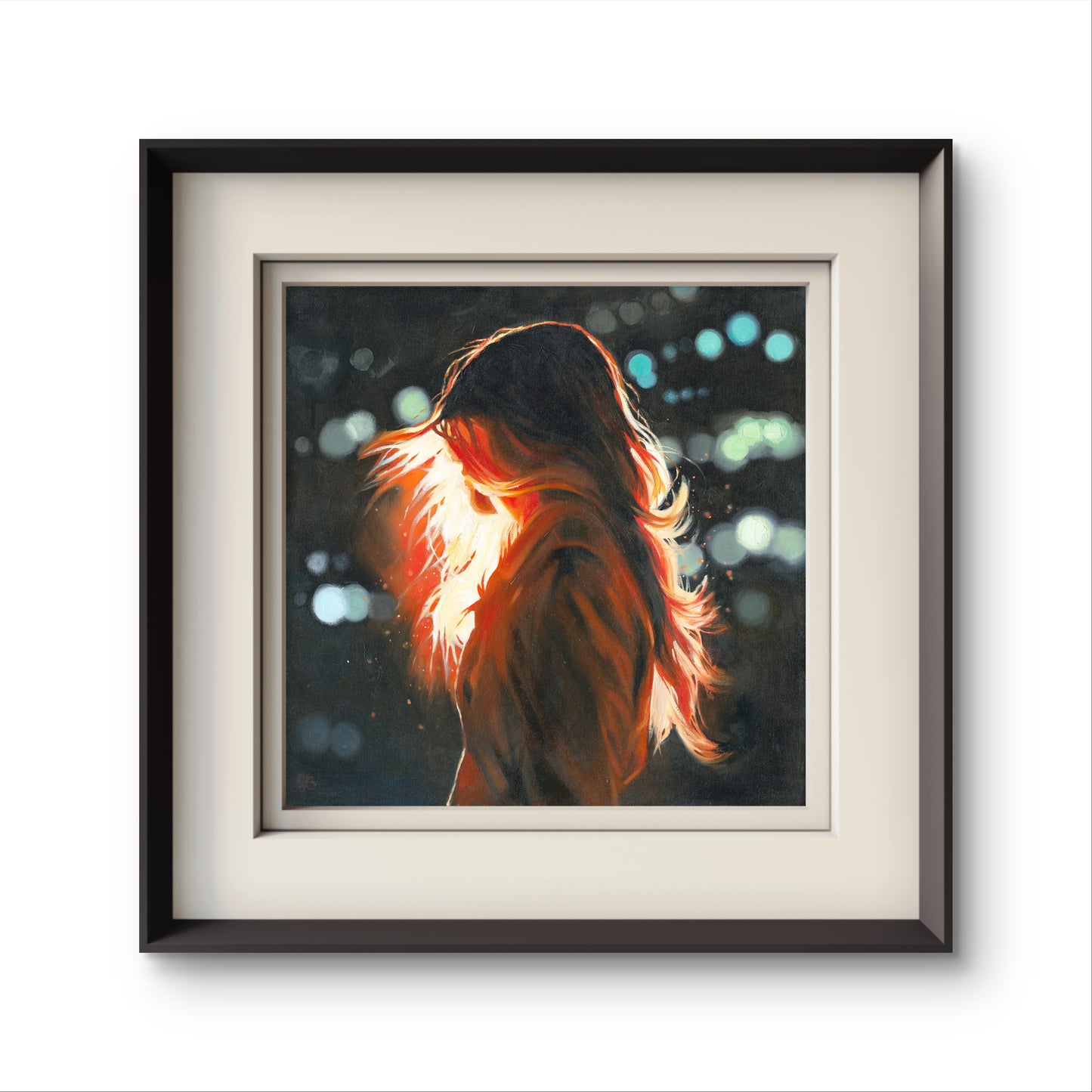 'Phoenix', unframed fine art print on paper, size large (70 x 70cm)