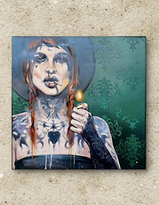 'Faith' unframed canvas print, 70 x 70cm