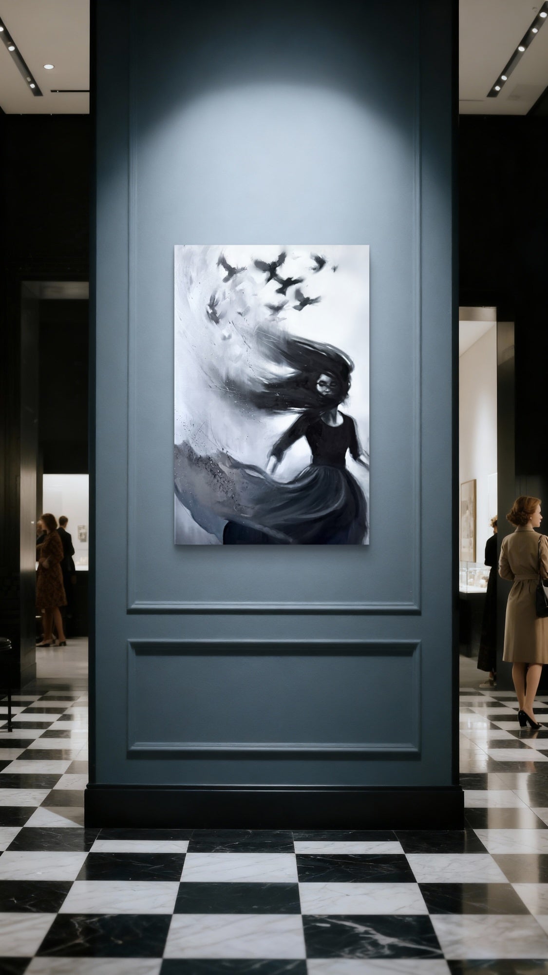 'Ava' unframed canvas print
