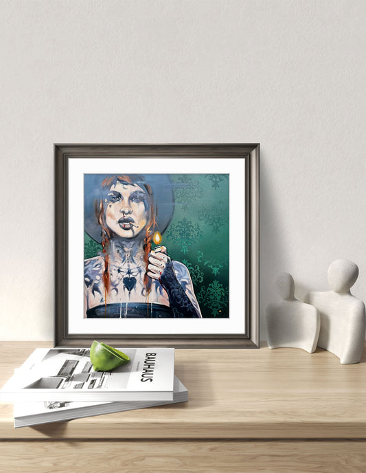 'Faith', unframed fine art print on paper, size small (50 x 50cm)