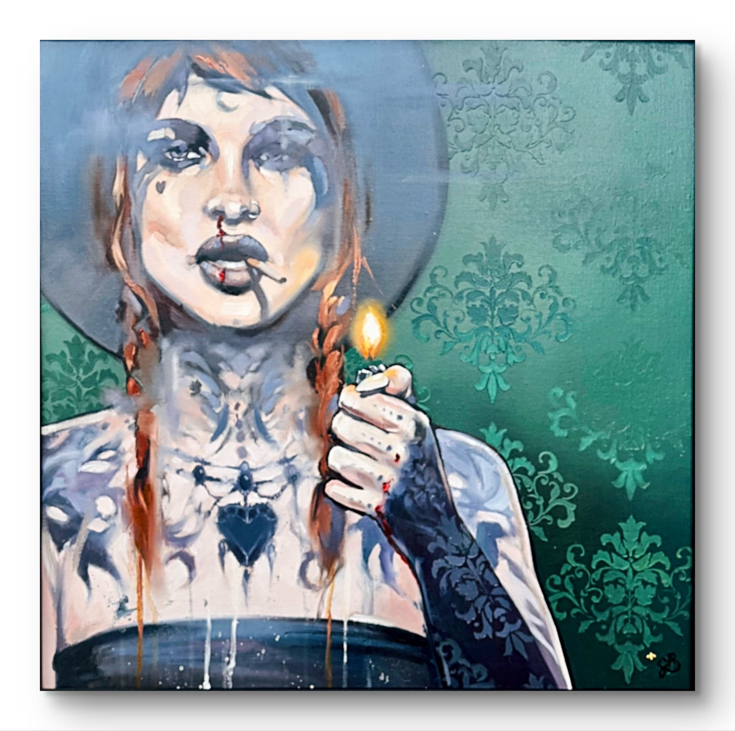 'Faith' unframed canvas print, 70 x 70cm