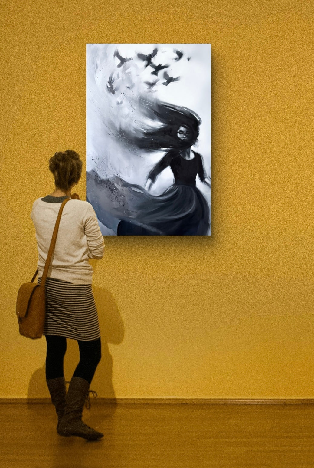 'Ava' unframed canvas print