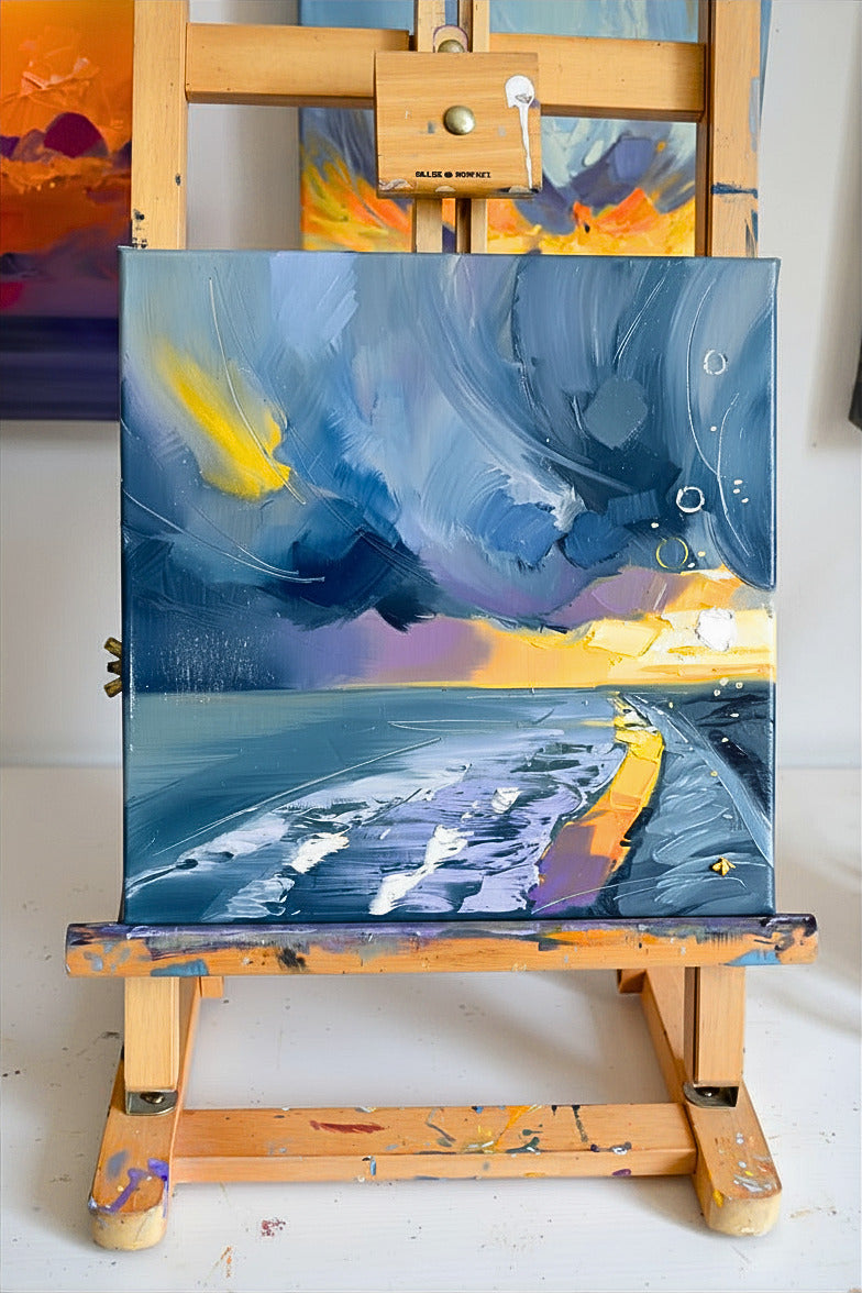 Sunset no.3, original oil painting