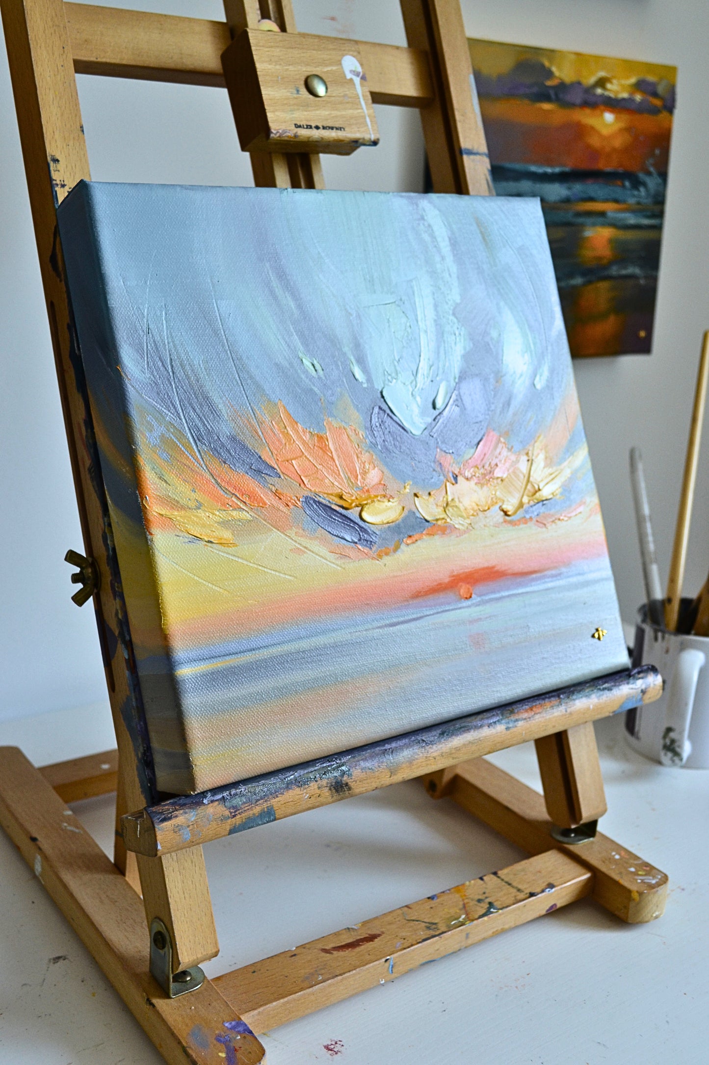 Sunset no.7, original oil painting