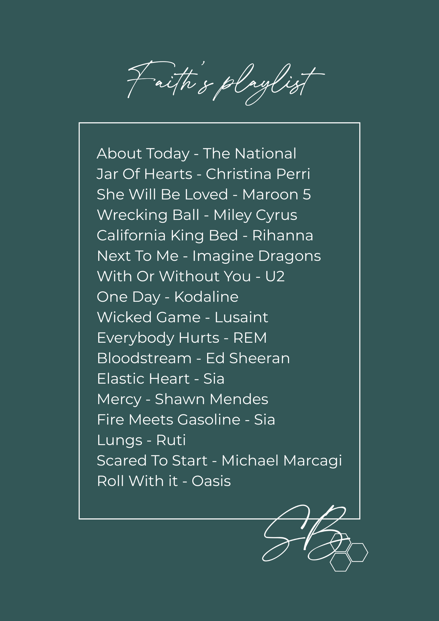 'Faith' unframed canvas print, 70 x 70cm