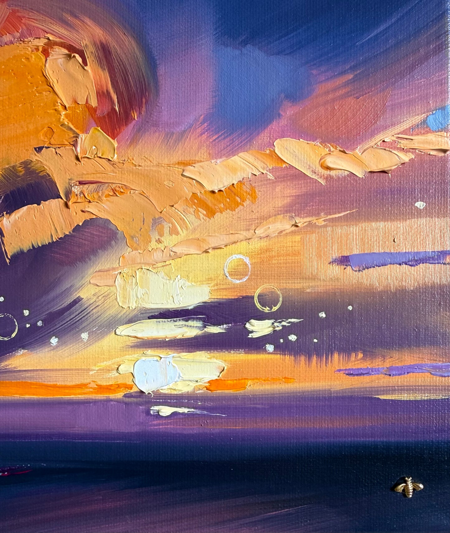 Sunset no.1, original oil painting