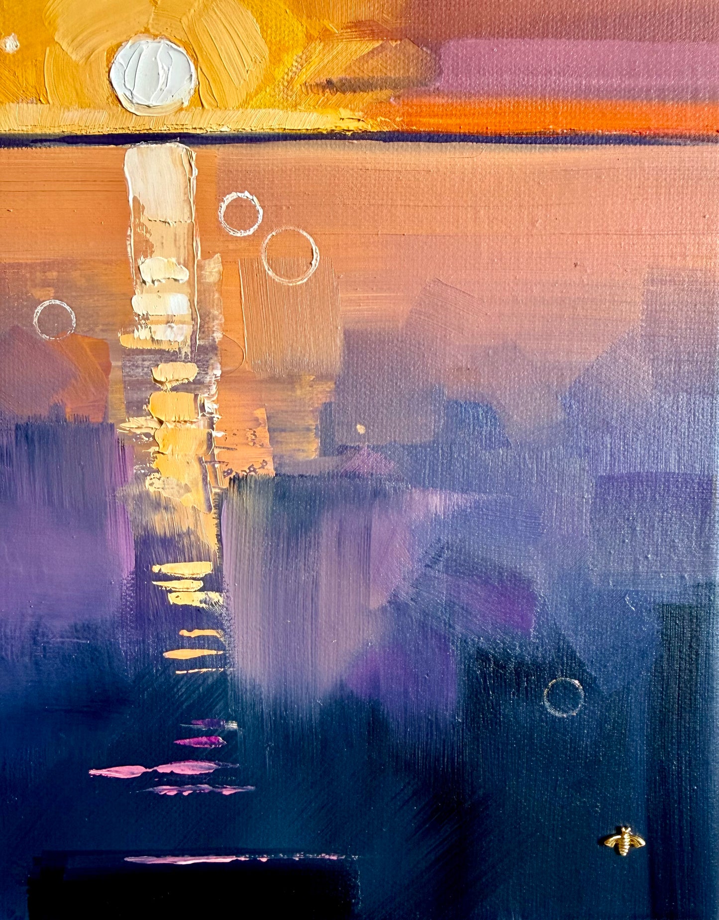 Sunset no.2, original oil painting