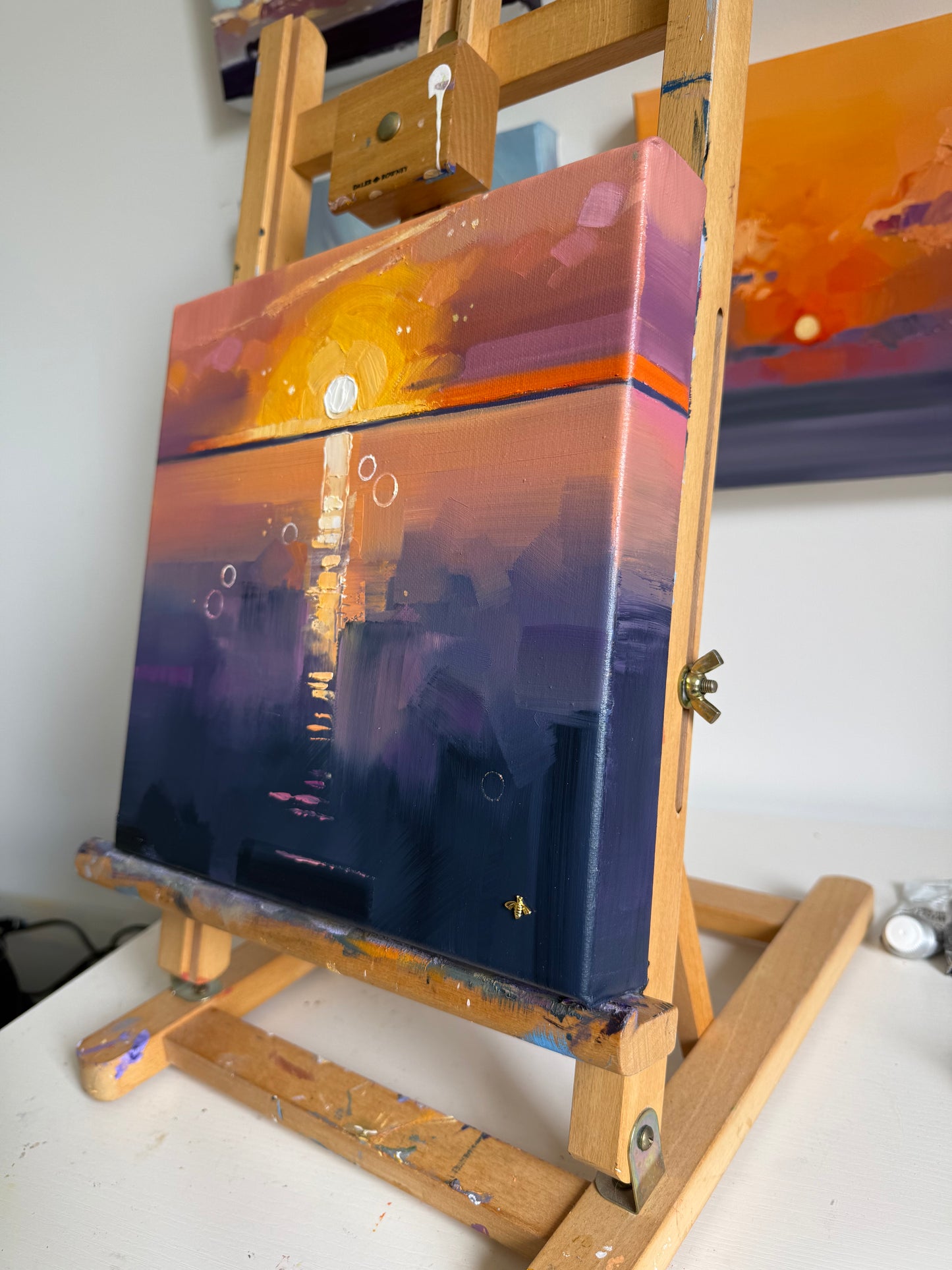 Sunset no.2, original oil painting