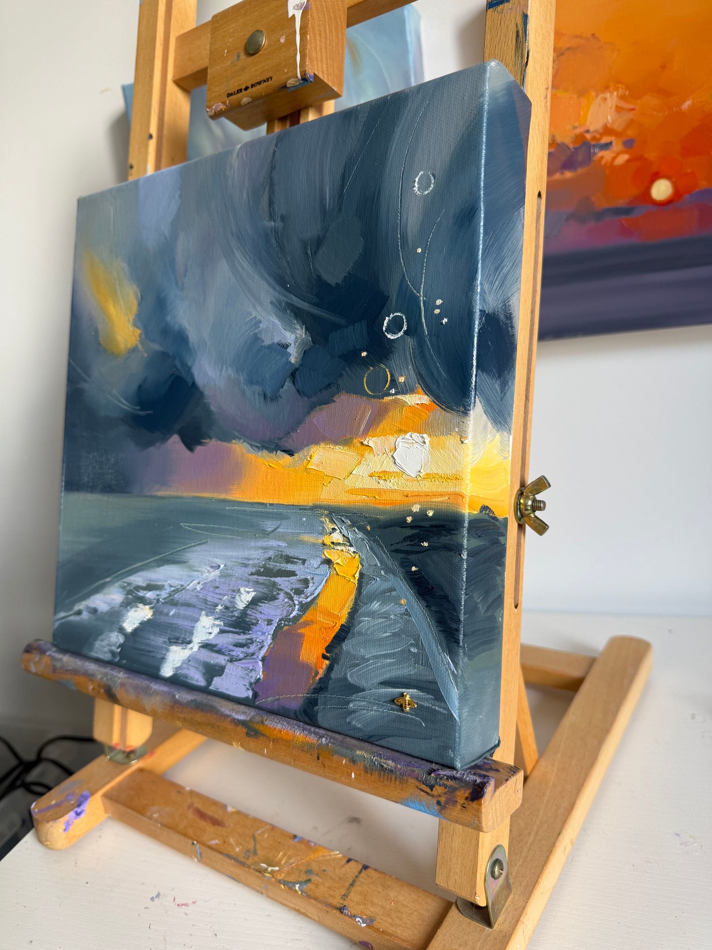 Sunset no.3, original oil painting