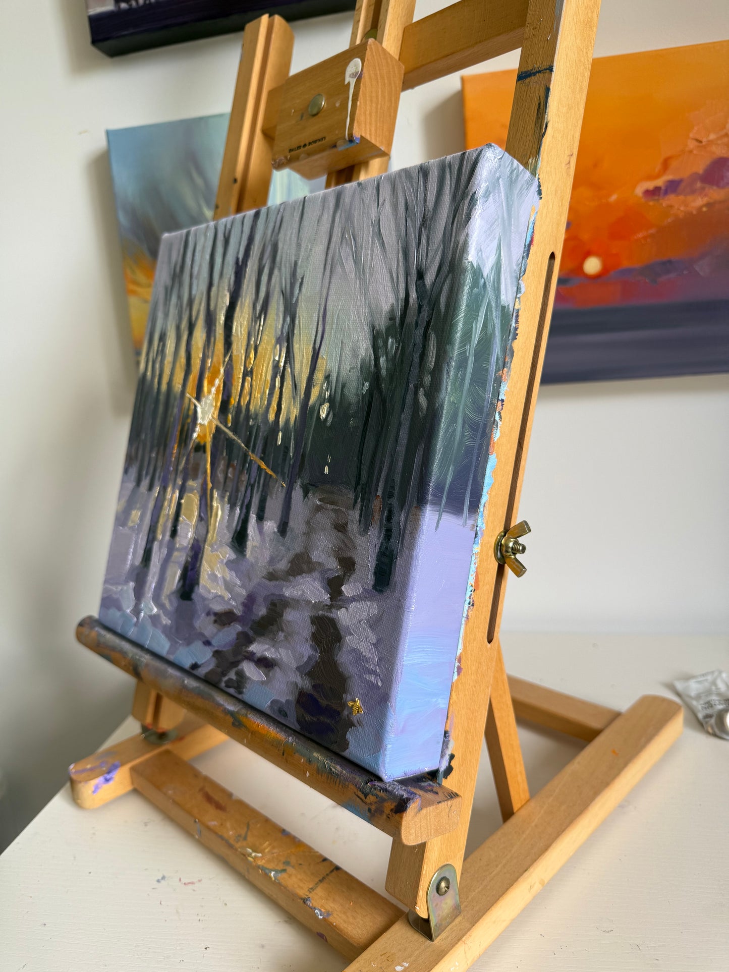 Sunset no.5, original oil painting