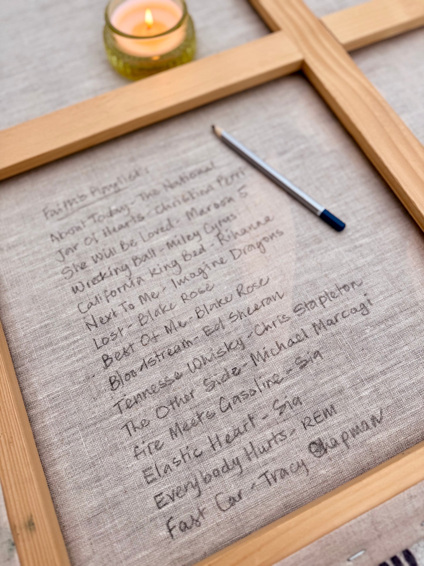 'Faith' original oil painting, framed, 88 x 88cm