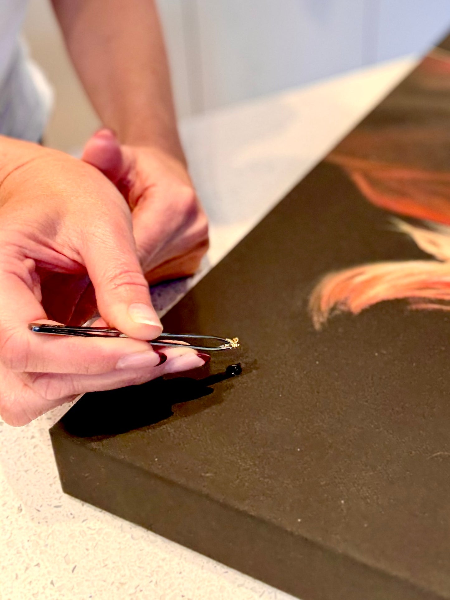 'Phoenix' unframed canvas print, 70 x 70cm