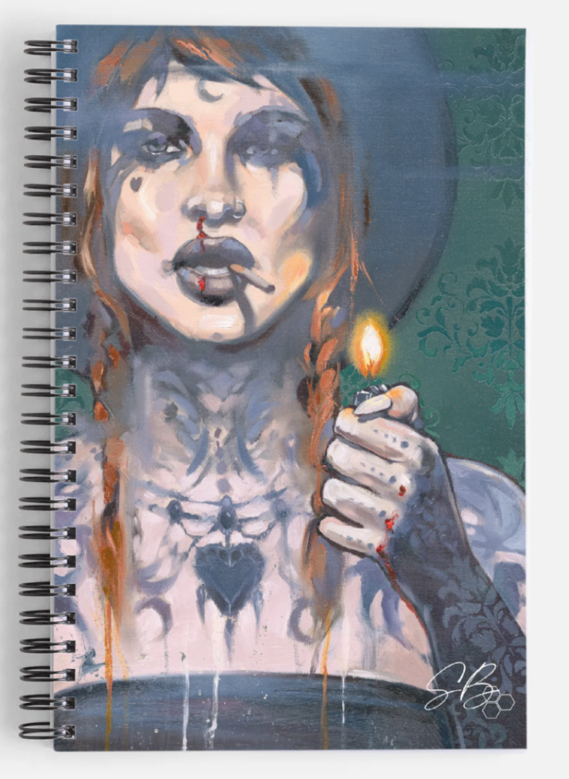 Faith spiral bound notebook