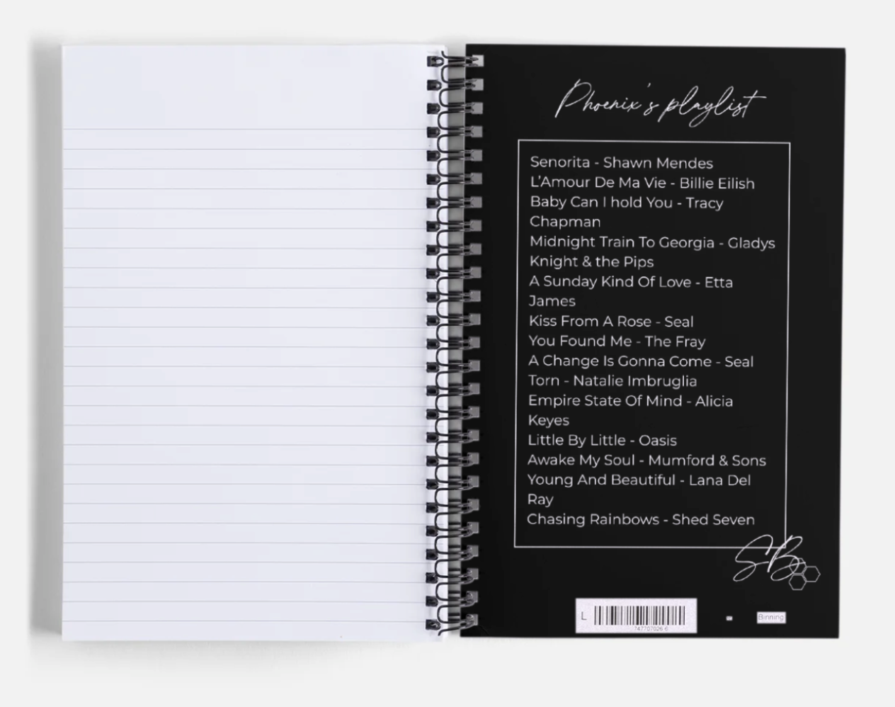 Phoenix spiral bound notebook