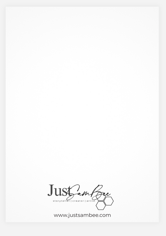 Maximus blank A6 notecards - pack of 5