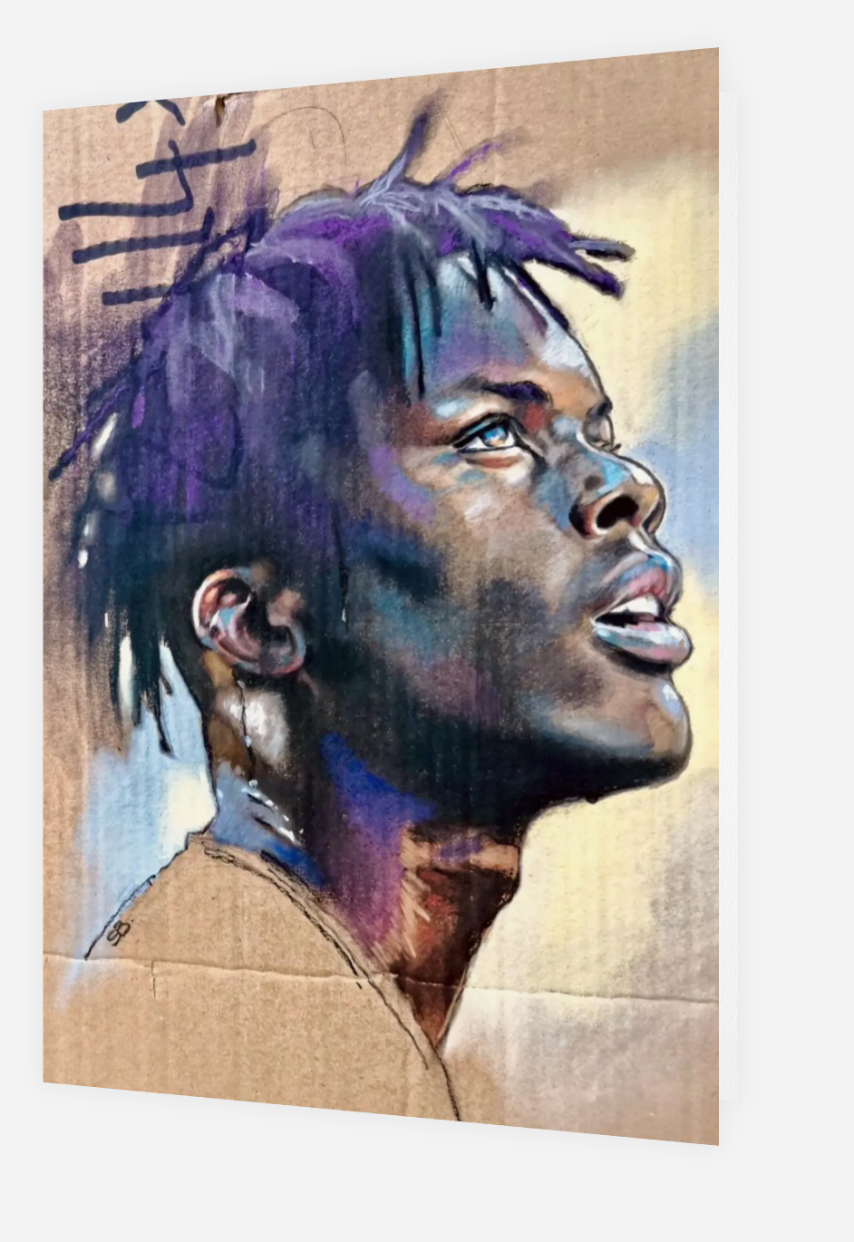 Maro blank notecards - pack of 5