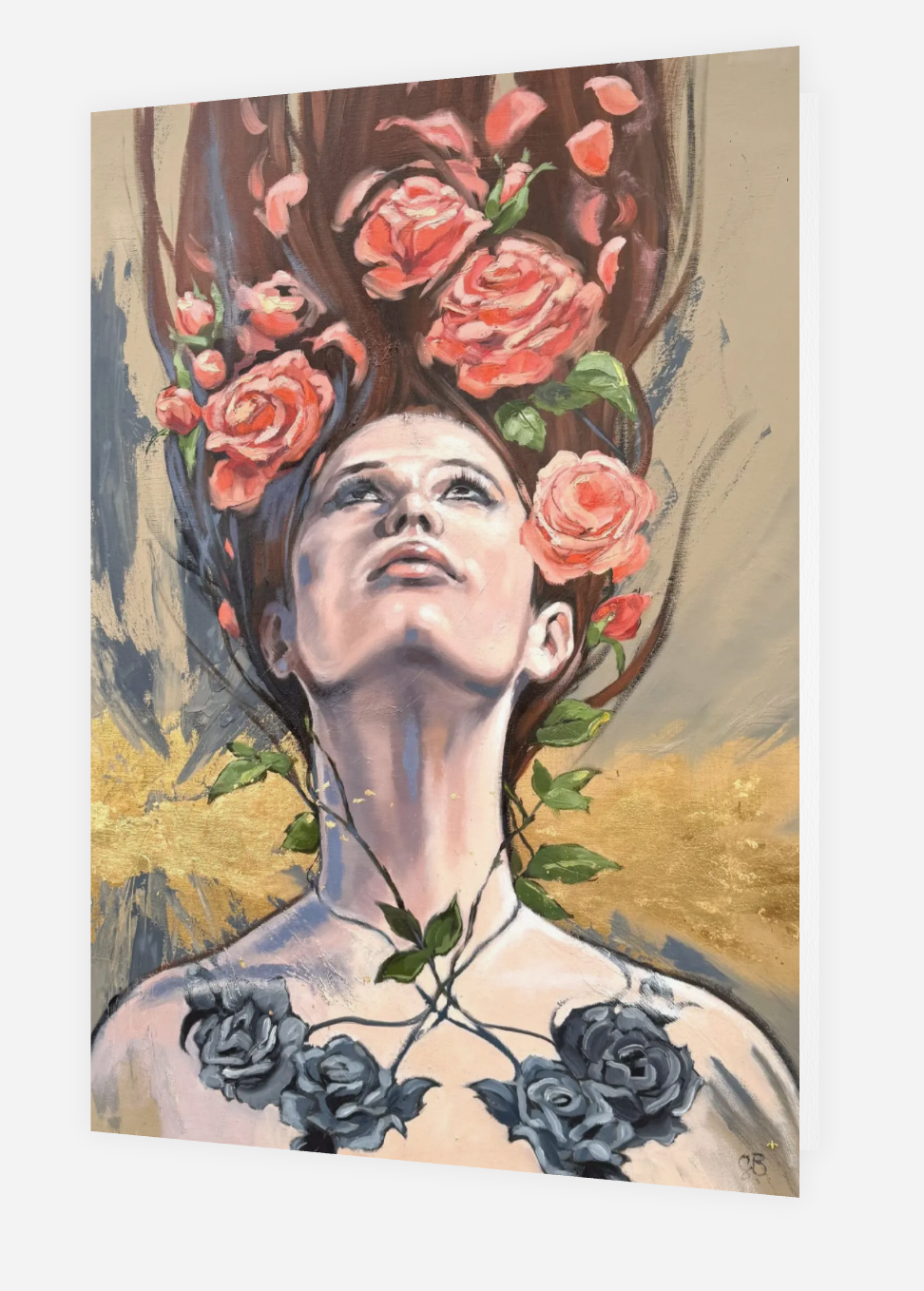 Mixed pack of 5 blank notecards