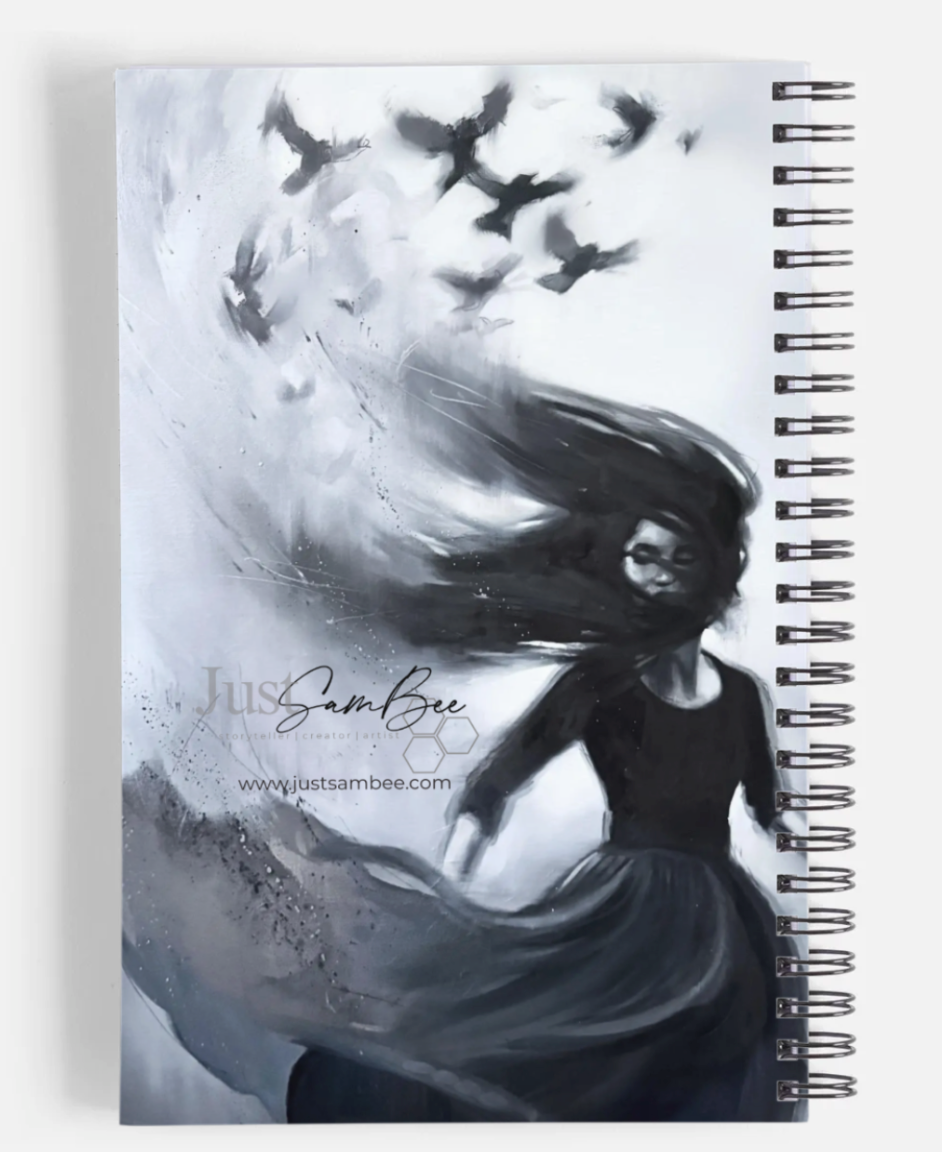 'Ava' spiral bound A5 notebook