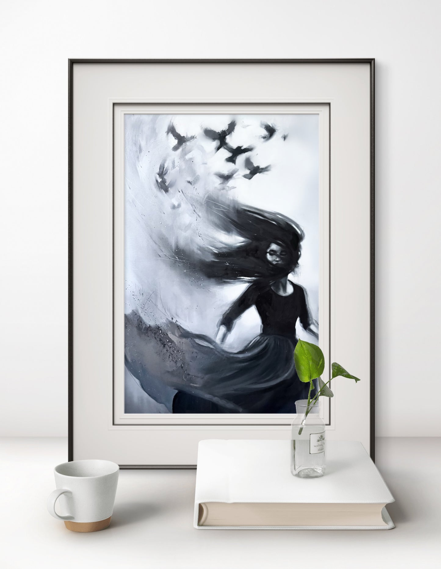 'Ava' unframed fine art print on paper, size small (12" x 18")