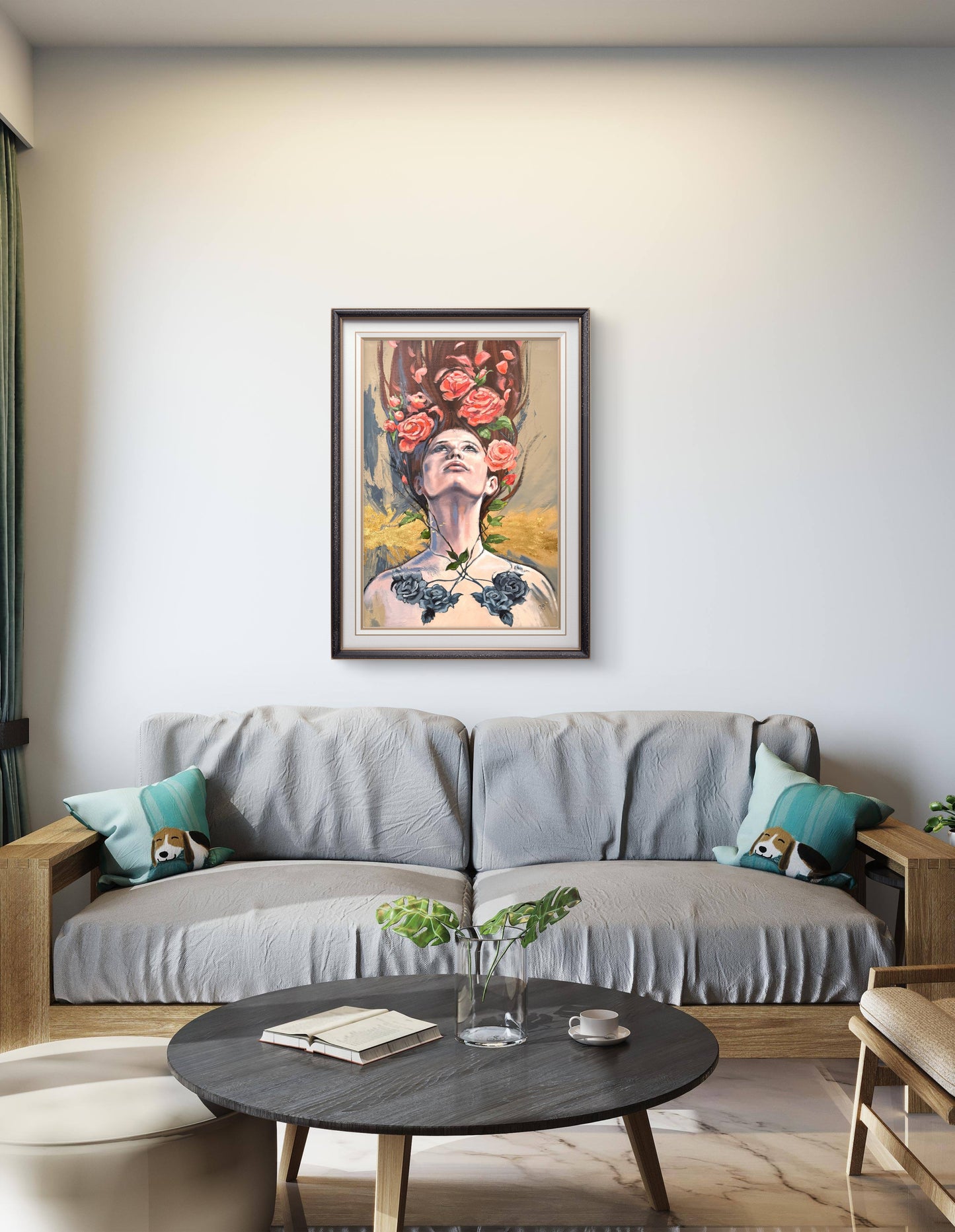 'Rose', unframed fine art print, size large (70 x 100cm)