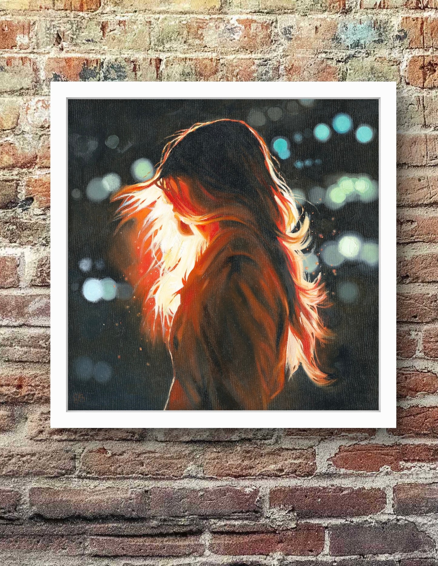 'Phoenix', unframed fine art print on paper, size large (70 x 70cm)