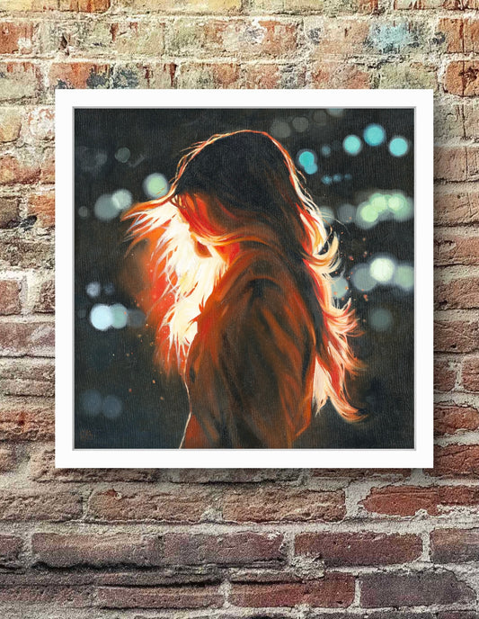 'Phoenix', unframed fine art print on paper, size large (70 x 70cm)