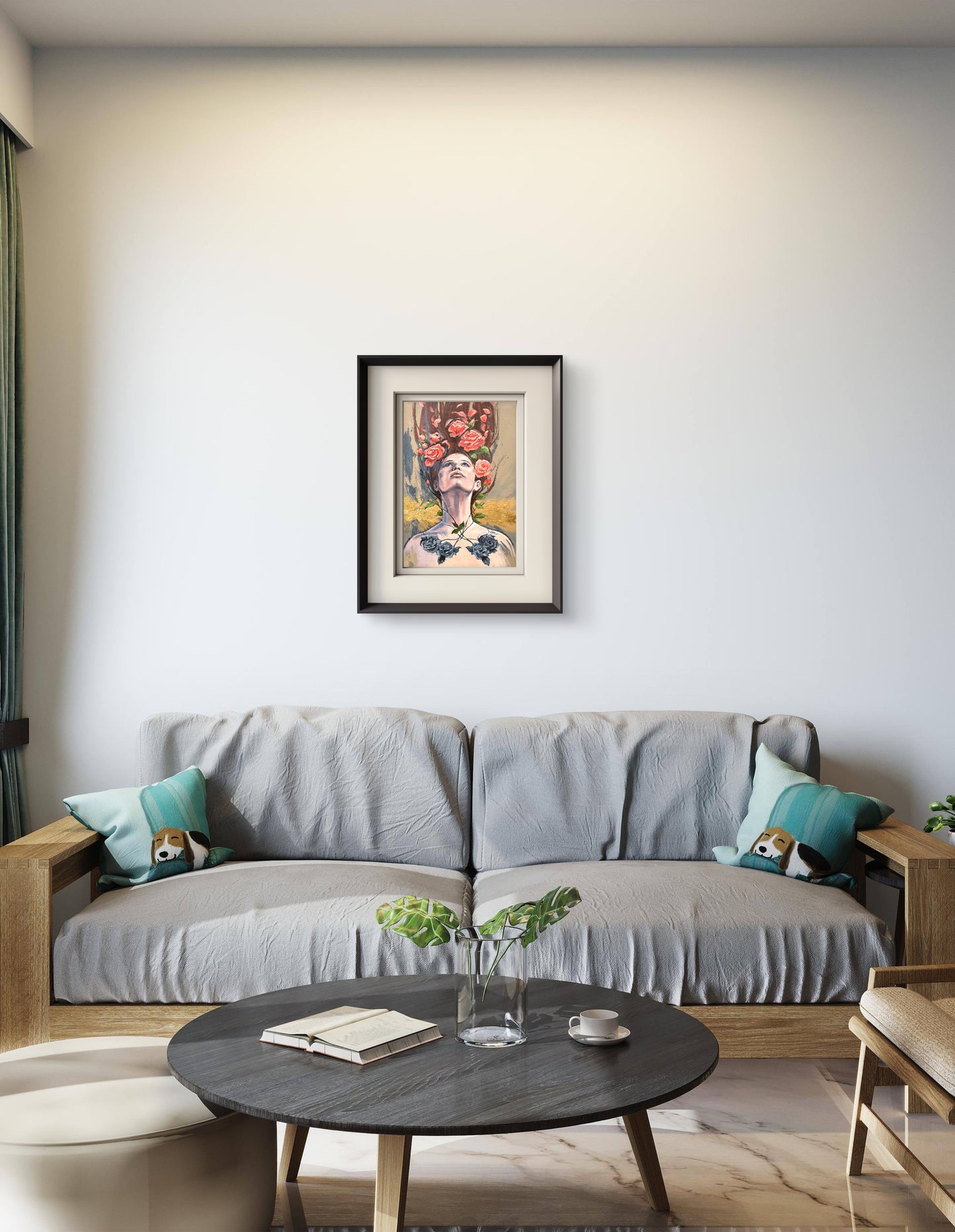 'Rose', unframed fine art print, size small (A2)