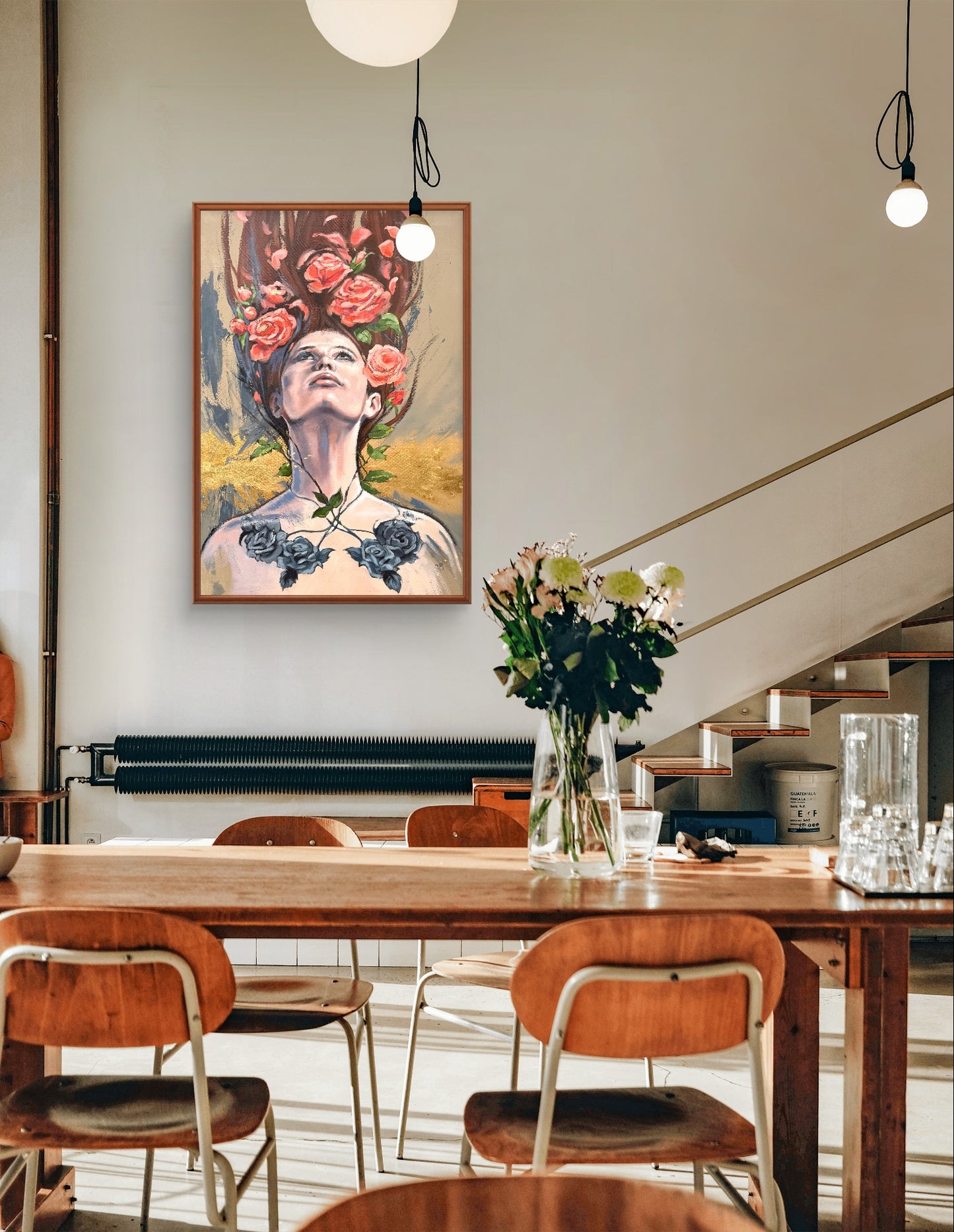 'Rose', unframed fine art print, size large (70 x 100cm)